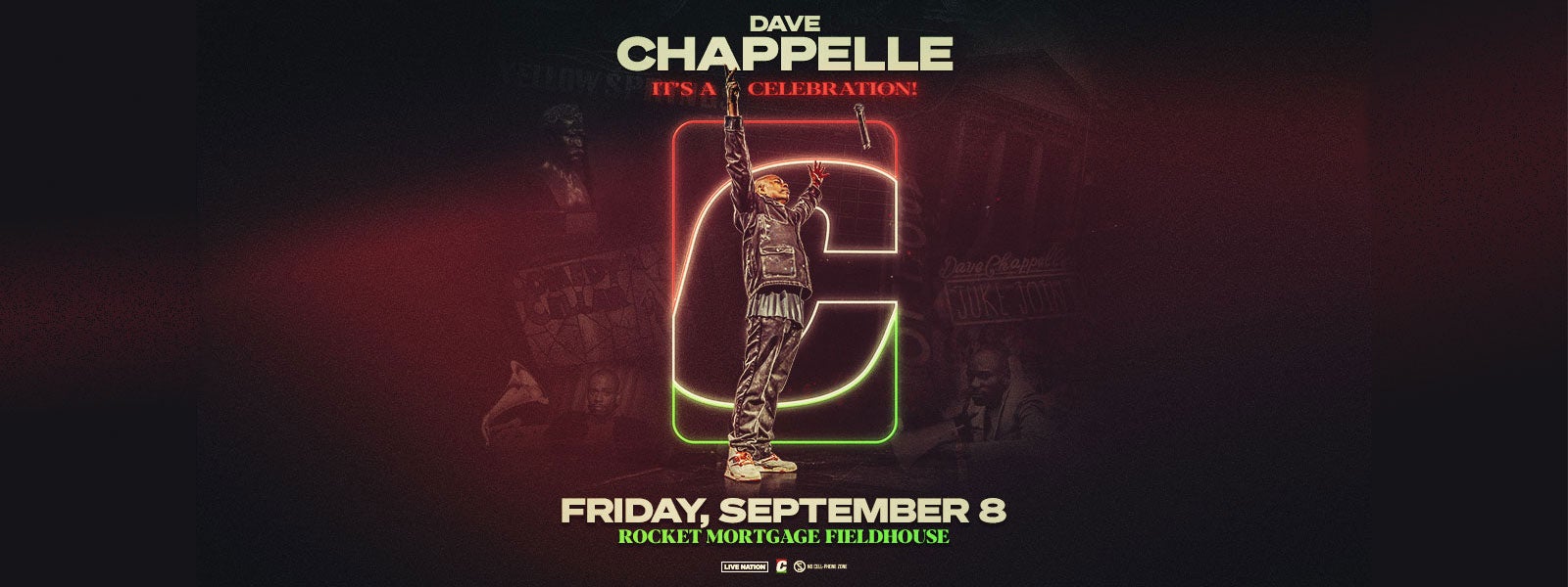 Dave Chappelle Live at Rocket Arena on Friday, September 8th